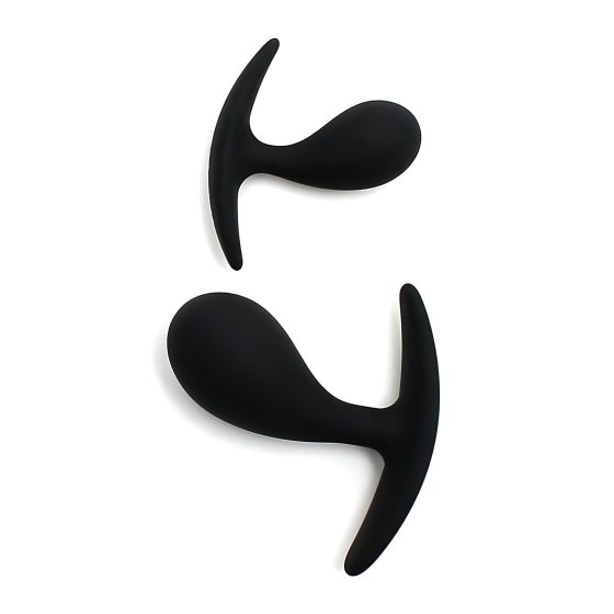Rimba Copenhagen - Black Anal Plug Set (2 pieces)