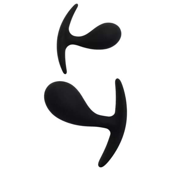 Rimba Copenhagen - Black Anal Plug Set (2 pieces)