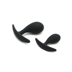 Rimba Copenhagen - Black Anal Plug Set (2 pieces)