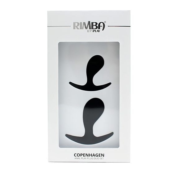 Rimba Copenhagen - Black Anal Plug Set (2 pieces)