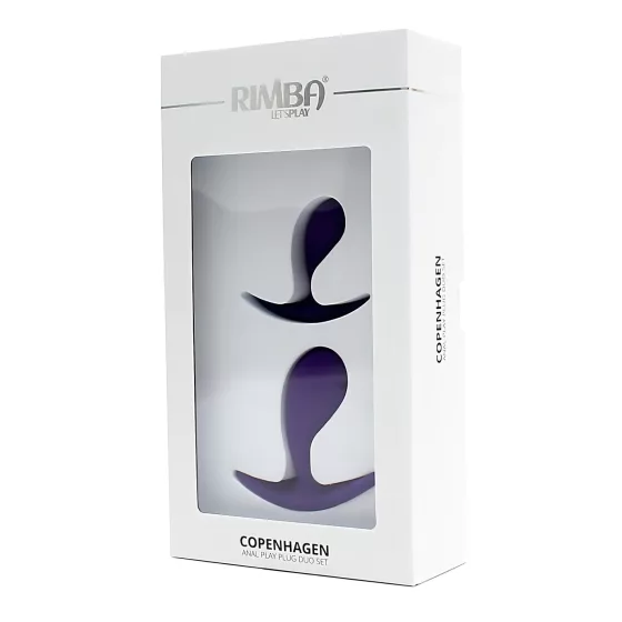 Rimba Copenhagen - Purple Anal Plug Set (2 pieces)