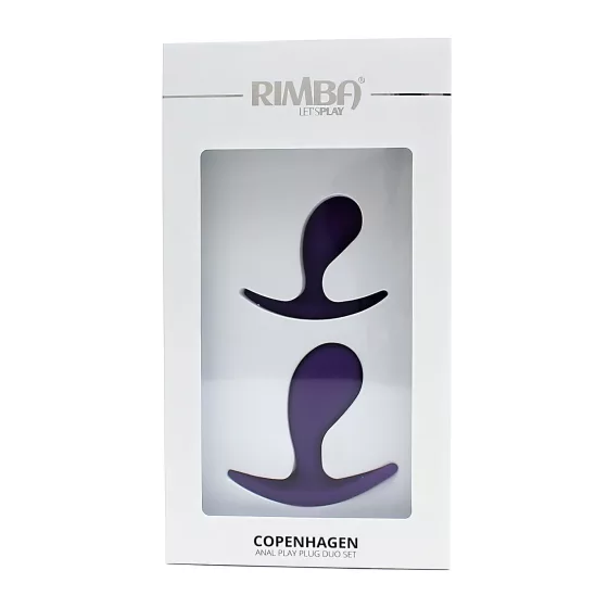 Rimba Copenhagen - Purple Anal Plug Set (2 pieces)