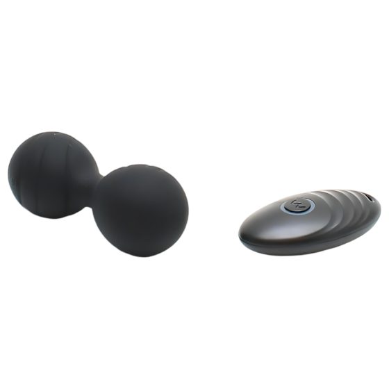 Rimba Cannes - Rechargeable Radio-Controlled Vibrating Egg (Black)