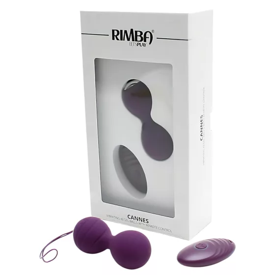 Rimba Cannes - wearable, rechargeable wireless vibrating egg (purple)