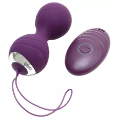   Rimba Cannes - Rechargeable Radio-Controlled Vibrating Egg (Purple)