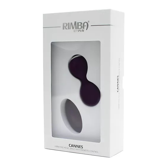 Rimba Cannes - wearable, rechargeable wireless vibrating egg (purple)
