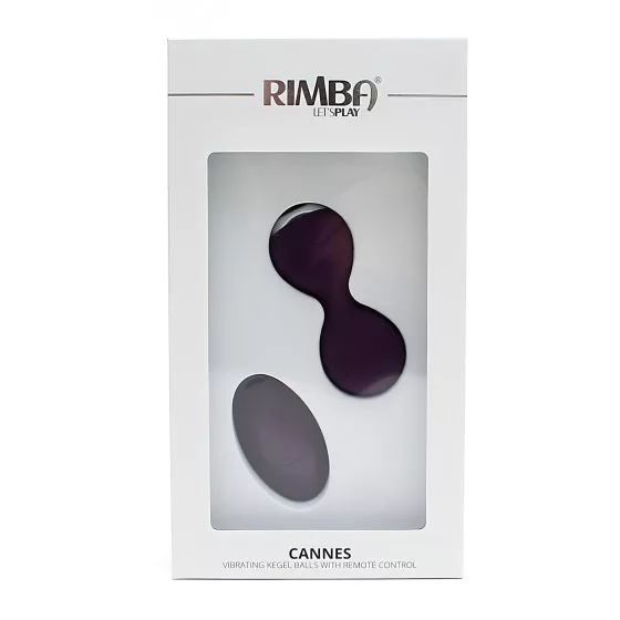 Rimba Cannes - wearable, rechargeable wireless vibrating egg (purple)