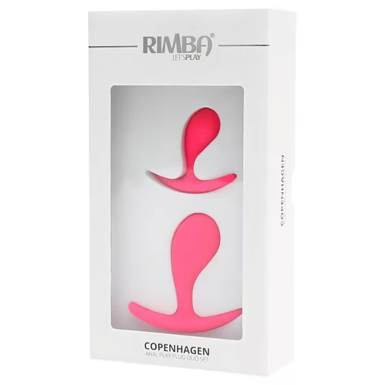Rimba Copenhagen - Pink Anal Plug Set (2 pcs)