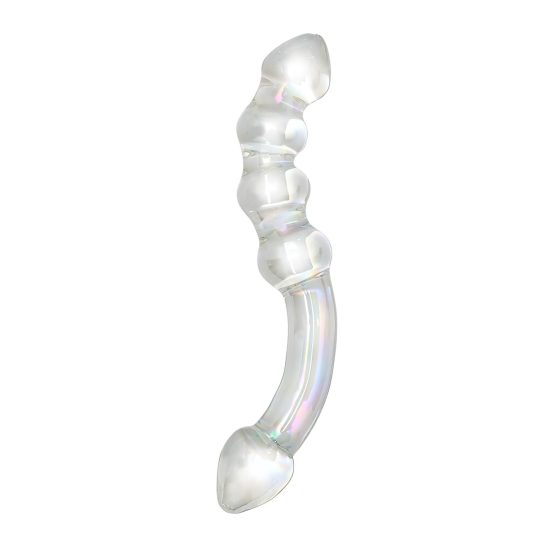Rimba Xena - Dual Glass Dildo (Crystal Clear)