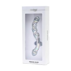 Rimba Xena - Dual Glass Dildo (Crystal Clear)