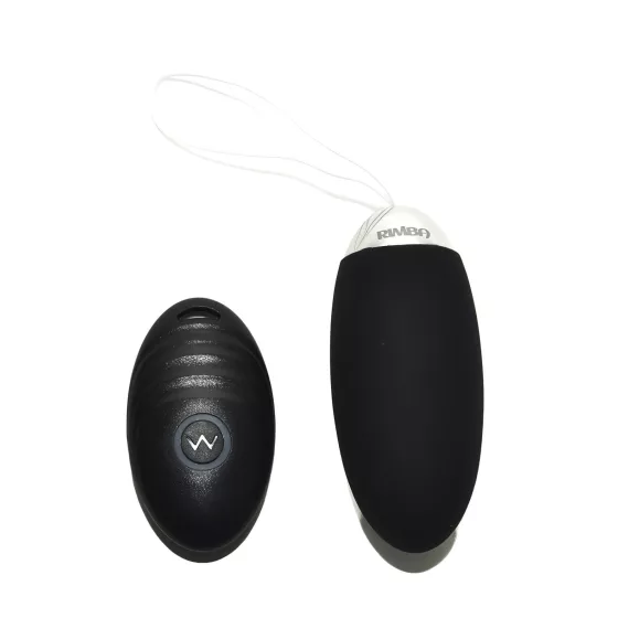 Rimba Venice - Rechargeable Wireless Vibrating Egg (Black) 