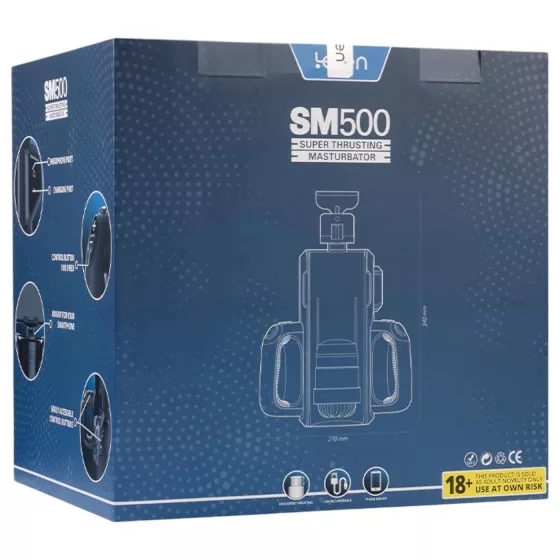 LETEN SM 500 - Up-Down Motion Masturbator with Phone Holder (Black)