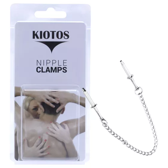 Kiotos - stainless steel nipple clamp (silver)
