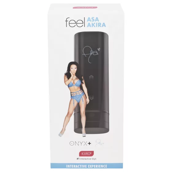 Kiiroo Onyx+ Asa Akira Experience - Interactive Male Stimulator (Black)