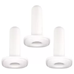 Kiiroo Onyx Tight Fit Masturbator Sleeve - 3 Pack (White) 