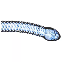 Gildo Glass No. 5 - Spiral Glass Dildo (Clear Blue)