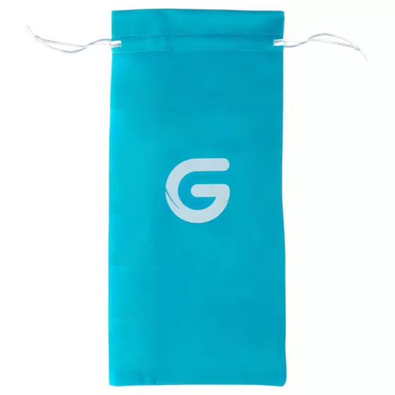 Gildo Glass No. 5 - Spiral Glass Dildo (Clear Blue)