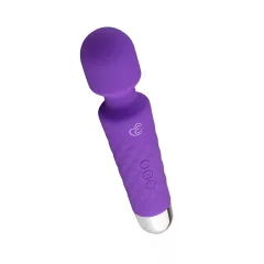 EasyToys Mini Wand - Rechargeable Massager Vibrator (Purple)