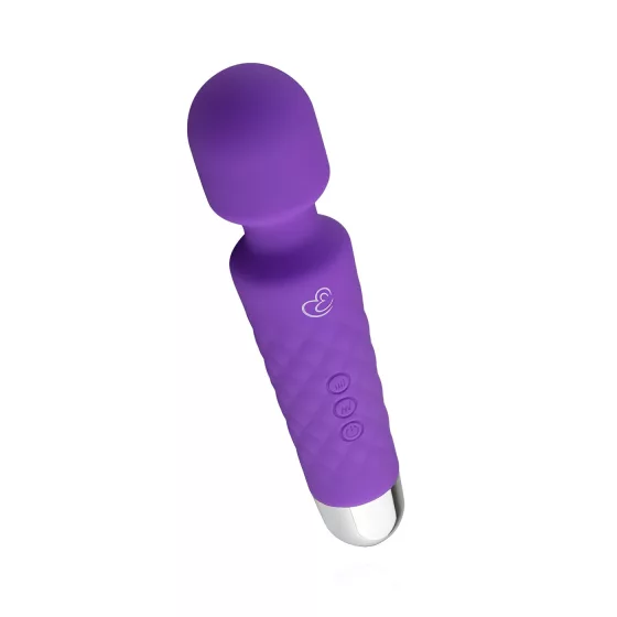EasyToys Mini Wand - Rechargeable Massager Vibrator (Purple)