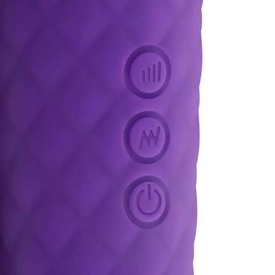 EasyToys Mini Wand - Rechargeable Massager Vibrator (Purple)