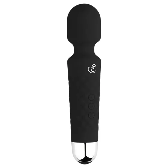 EasyToys Mini Wand - Rechargeable Massager Vibrator (Black)