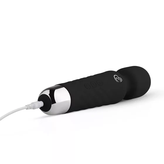 EasyToys Mini Wand - Rechargeable Massager Vibrator (Black)
