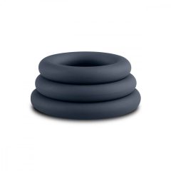 Boners - Penis ring set - 3pcs (grey)