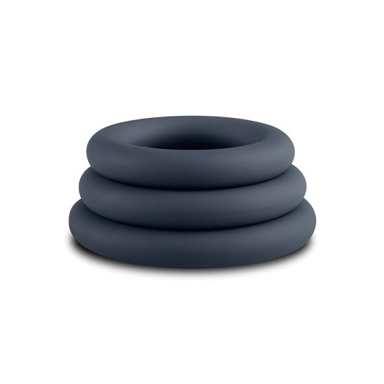 Boners - 3-Piece Penis Ring Set (Gray)