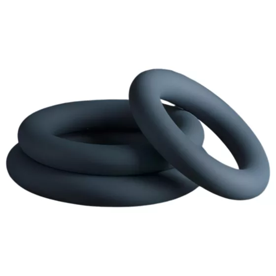 Boners - 3-Piece Penis Ring Set (Gray)