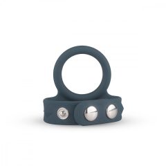 Boners Strap L - Penis ring and cock ring in one (grey)