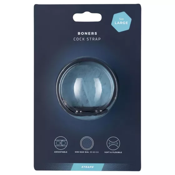 Boners Adjustable Penis Ring L - Grey