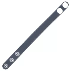 Boners Adjustable Cock Straps S/M - Gray Penis Ring