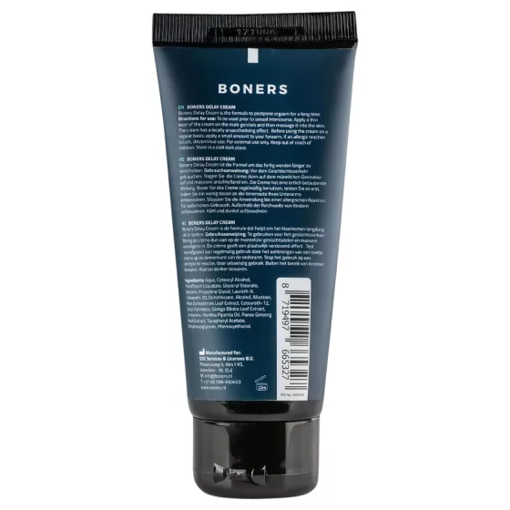 Boners Essentials Delay Cream for Men (100ml)