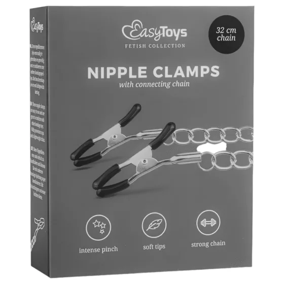 EasyToys - Chain Nipple Clamps (2 pcs)