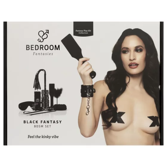 Advanced BDSM Kit - 14 Piece (Black) 