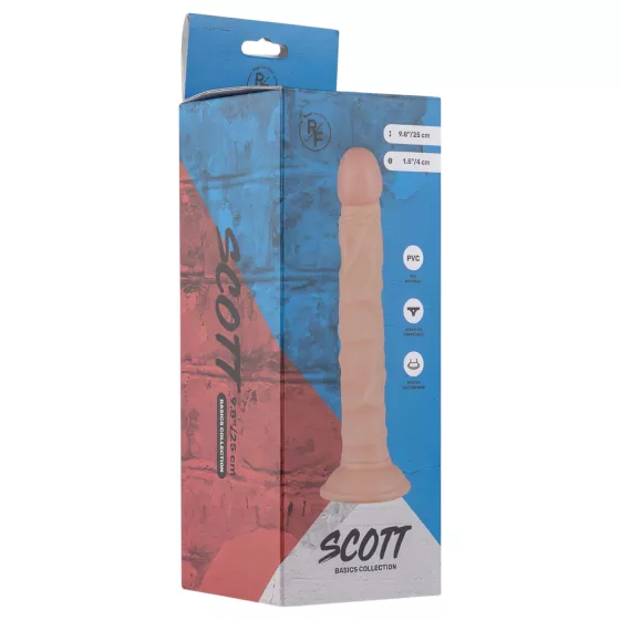 Real Fantasy Scott - Lifelike Dildo - 25cm (Natural)