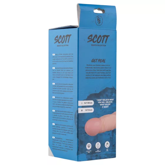 Real Fantasy Scott - Lifelike Dildo - 25cm (Natural)