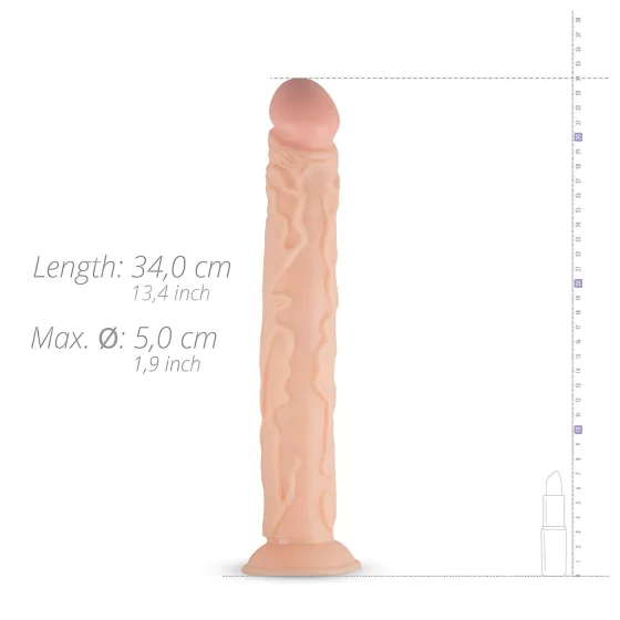 Real Fantasy Shawn - Lifelike Large Dildo - 35cm (Natural)