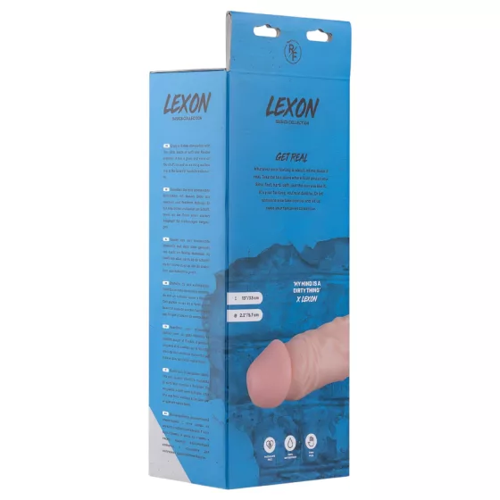 Real Fantasy Lexon - Lifelike Dildo with Balls - 33cm (Natural)