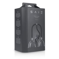 Saiz Premium Dual Breast Pump - Compact (Clear-Black)