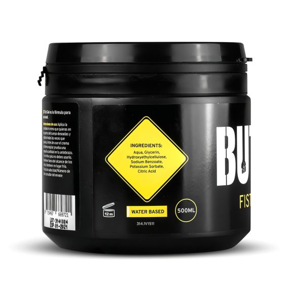 BUTTR Fisting Gel - Water-Based Lubricant (500ml)
