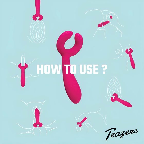 Easytoys Couple - Rechargeable, Waterproof Partner Vibrator (Pink)
