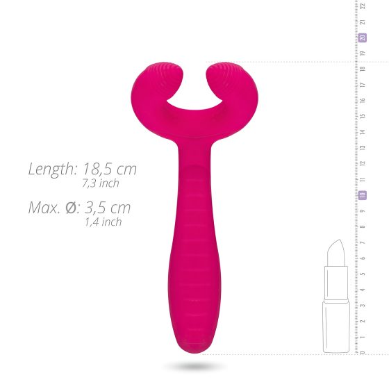 Easytoys Couple - Rechargeable, Waterproof Partner Vibrator (Pink)