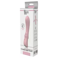   Vibes of Love Sweetheart - Rechargeable, Flexible G-Spot Vibrator (Pink)