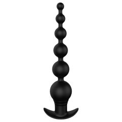   Cheeky Love - Rechargeable Beaded Anal Vibrator with Remote (Black)