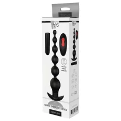  Cheeky Love - Rechargeable Beaded Anal Vibrator with Remote (Black)