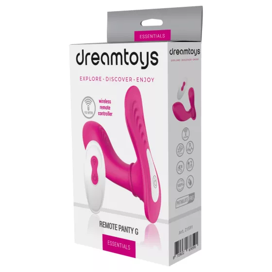Dreamtoys Essentials - wearable G-spot stimulating panty vibrator (magenta)