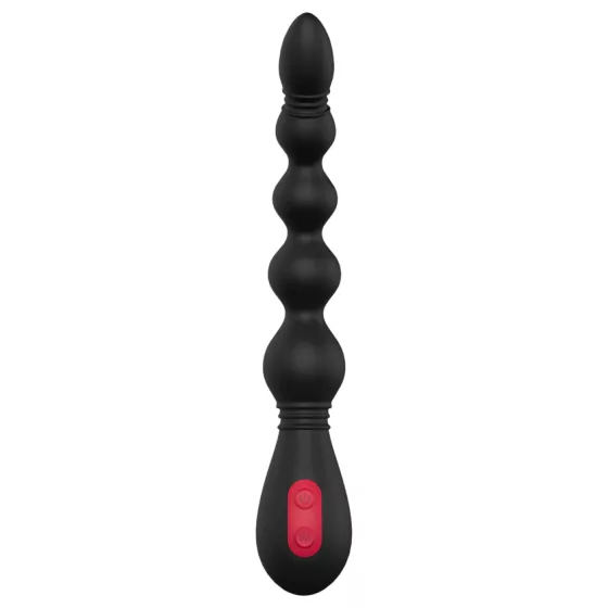 Cheeky Love - Rechargeable Beaded Anal Vibrator (Black)