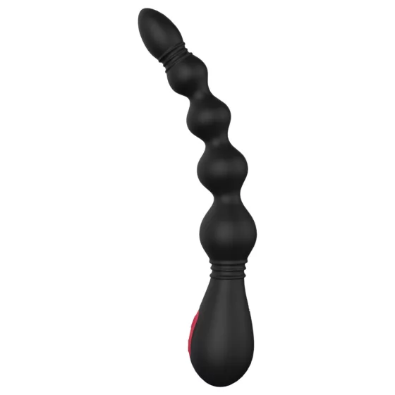 Cheeky Love - Rechargeable Beaded Anal Vibrator (Black)