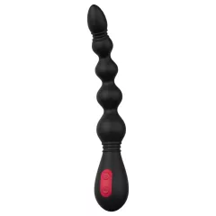 Cheeky Love - Rechargeable Beaded Anal Vibrator (Black)